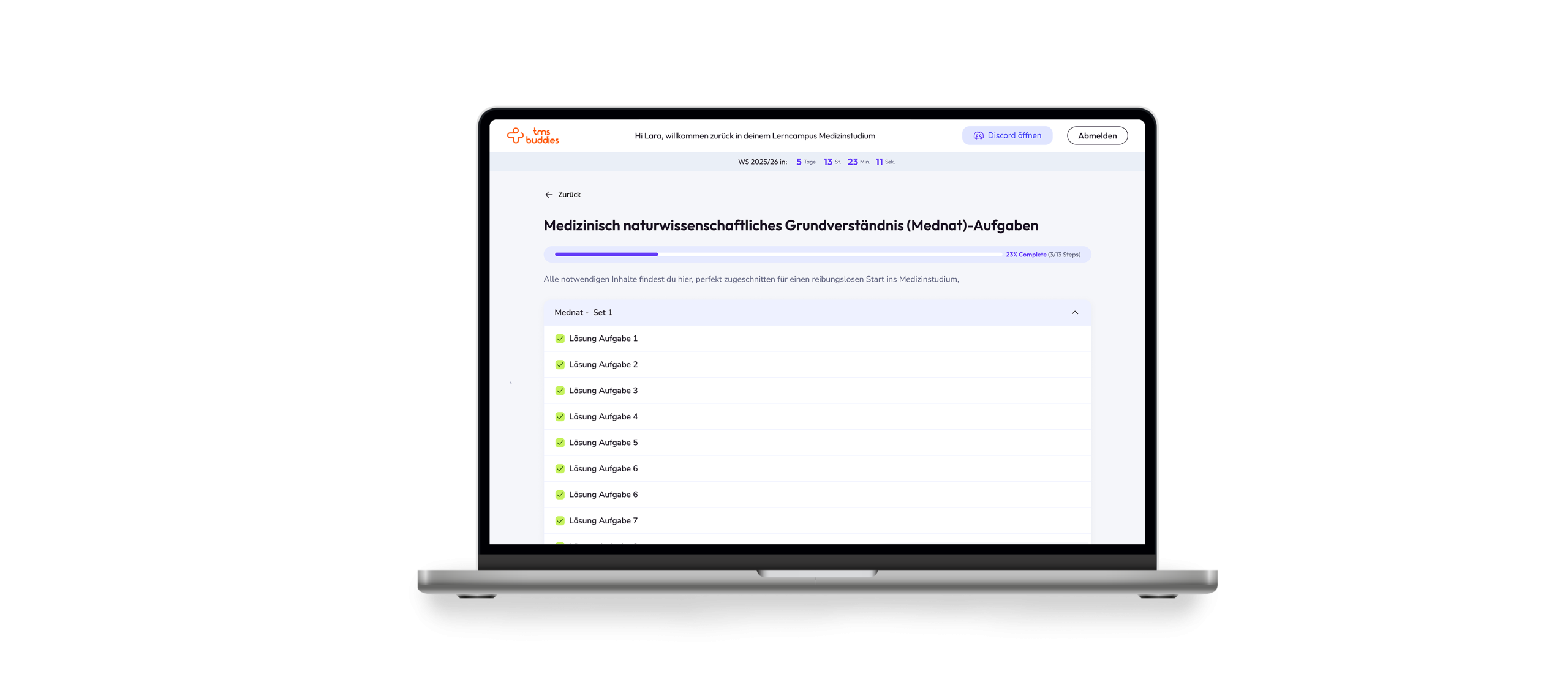 Videolösungen zu Mednat