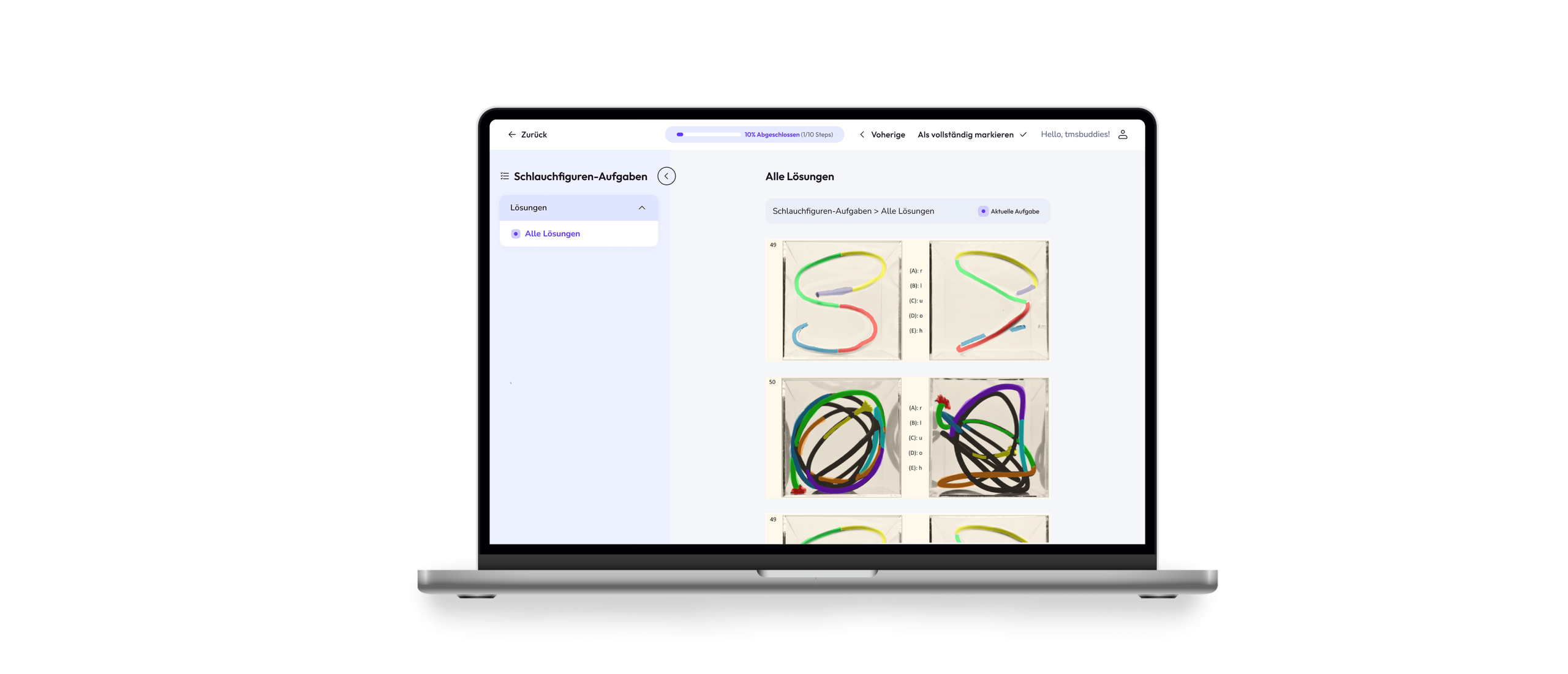 Lösungen zu Schlauchfiguren