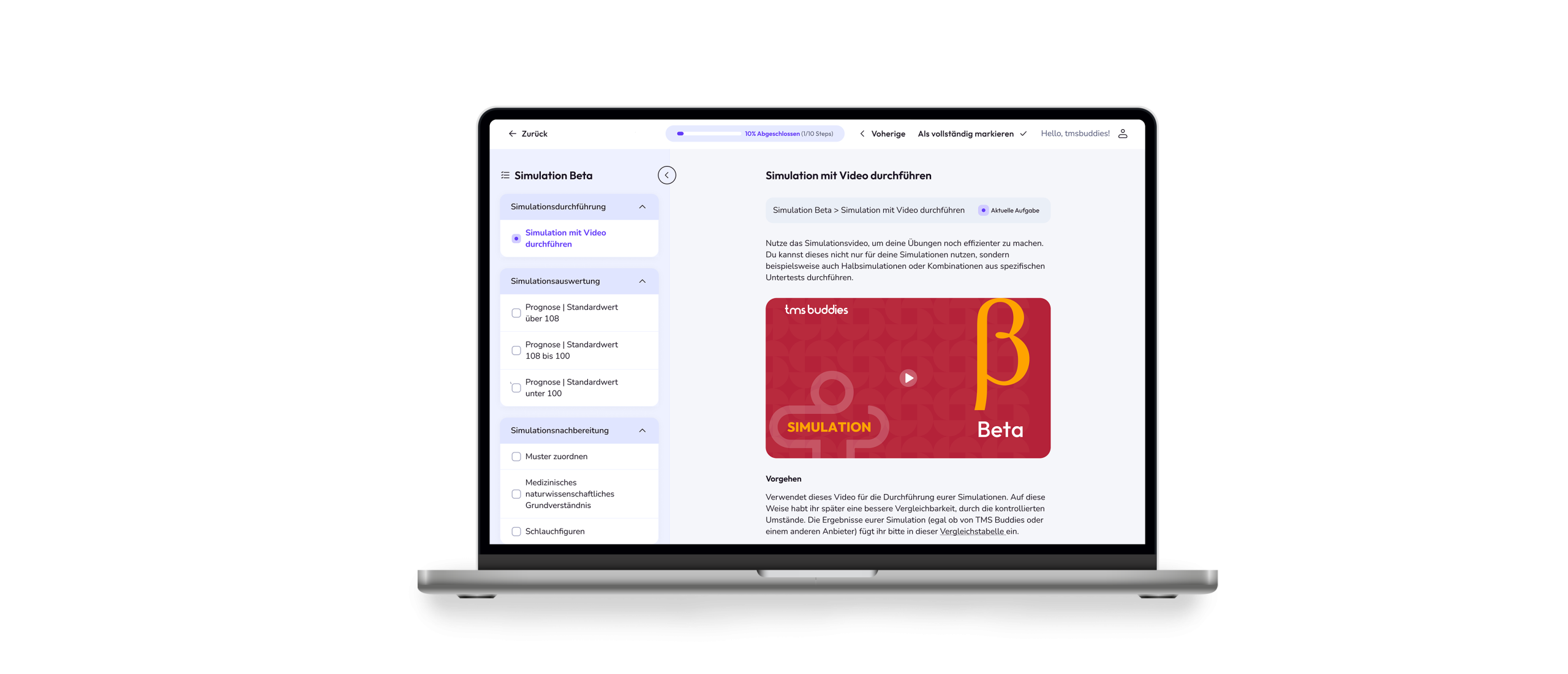 Analysevideos für Lernpläne
