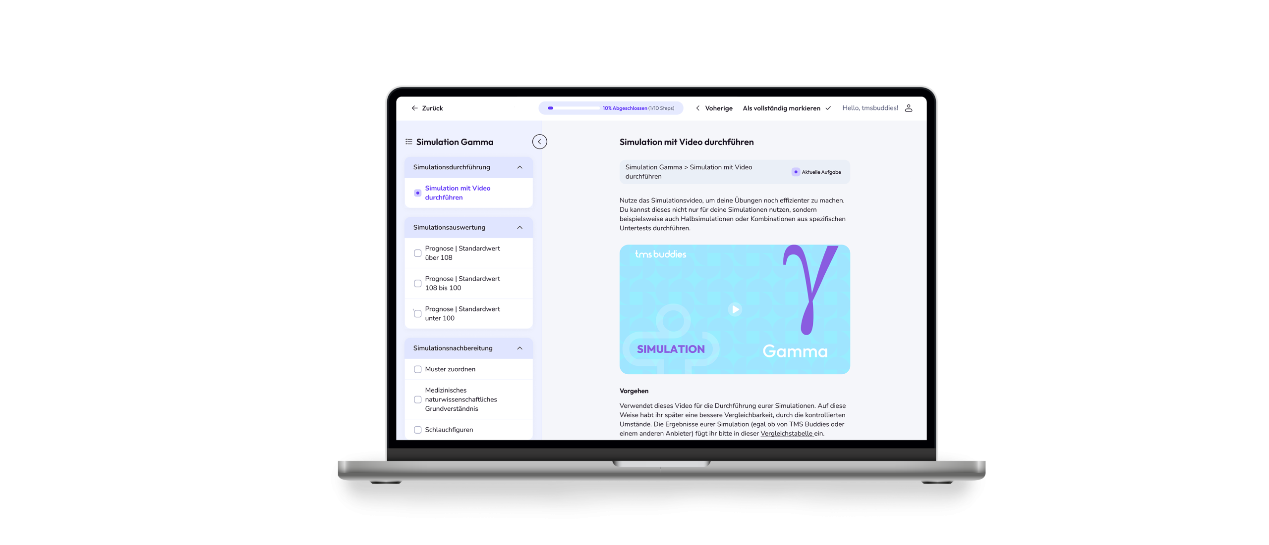Analysevideos für Lernpläne